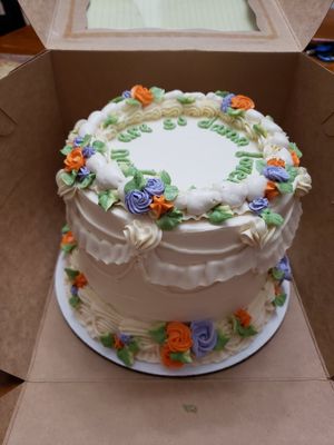 Cute custom cake order. at Minglewood Bake Shop in Richmond