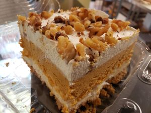 Pumpkin Lush cheesecake bar. at Minglewood Bake Shop in Richmond