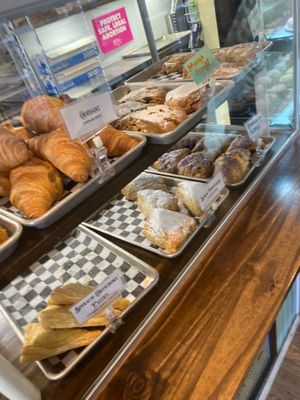 Bakery case  at Minglewood Bake Shop in Richmond