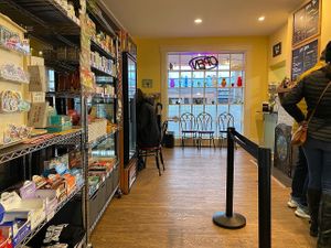 Store/grocery area  at Minglewood Bake Shop in Richmond