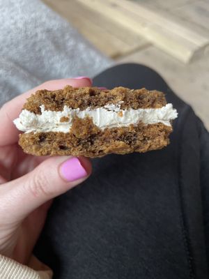 Oatmeal Cream Pie - perfect cookie to cream ratio!  at Minglewood Bake Shop in Richmond