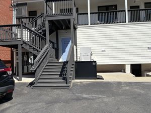 Back door.  at Minglewood Bake Shop in Richmond