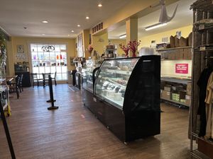 View from back door.  at Minglewood Bake Shop in Richmond