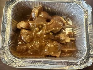 Satay chicken skewers   at Lee's Kitchen in Bedford