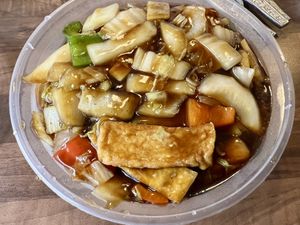 Special fried rice with tofu  at Lee's Kitchen in Bedford