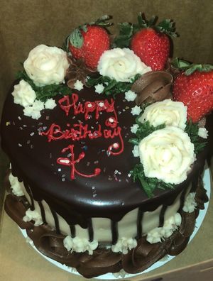 Red velvet cake at KraVegan in Jacksonville