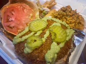 Jackfruit ckn sandwich  at KraVegan in Jacksonville