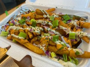 Cheeze fries at KraVegan in Jacksonville