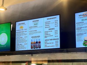 Menu at KraVegan in Jacksonville