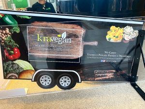 Advertisement at KraVegan in Jacksonville