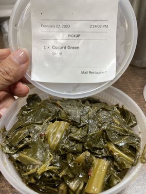 Collards  at KraVegan in Jacksonville