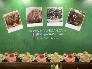 Wall decor  at KraVegan in Jacksonville