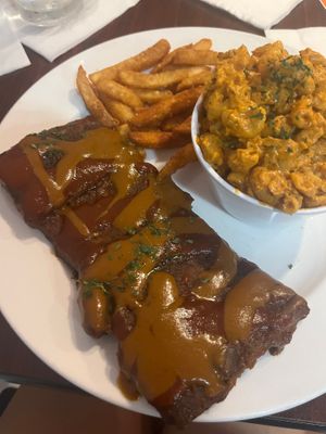 Vegan Ribs Main dish at KraVegan in Jacksonville