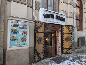 Street view at The South Indian in Gothenburg