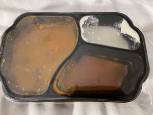 Well packed leftovers  at The South Indian in Gothenburg