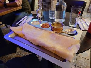 Podi Masala Dosa at The South Indian in Gothenburg