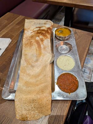 Dosa masala at The South Indian in Gothenburg