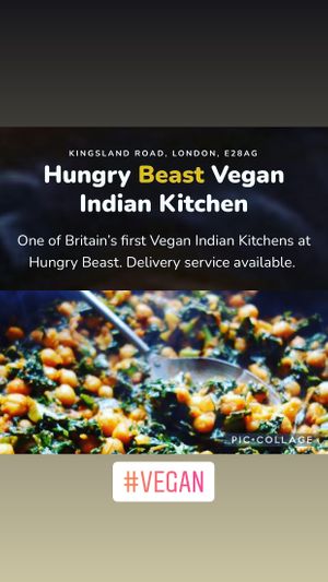 Vegan  at Hungry Beast in East London