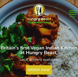 Vegan  at Hungry Beast in East London