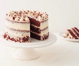 Vegan res velvet cake  at Hungry Beast in East London