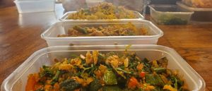 Bindi and other dishes at Hungry Beast in East London