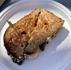 Grilled Greens Sandwich  at Plant Joy in Charlotte