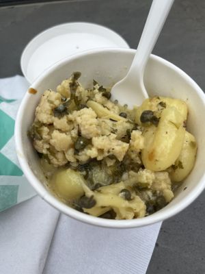 Gnocchi Cauliflower Piccata  at Plant Joy in Charlotte