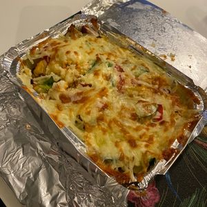 Döner Kapsalon  at Vegan Food Bar in Almere