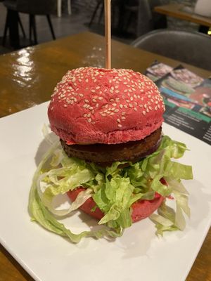 Texas burger: quite nice at Vegan Food Bar in Almere