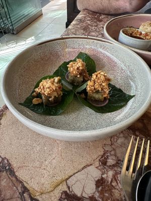 Garlic Chive Miang  at Bang Bang Noosa in Noosa Heads