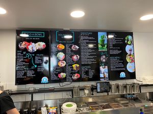 Nice choice of smoothie bowls and  juices at Olakino Noosa Heads in Noosa Heads