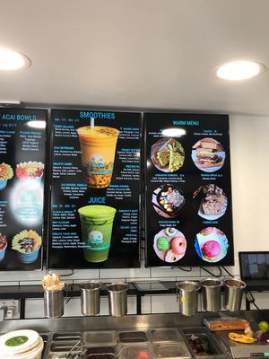 Menu again  at Olakino Noosa Heads in Noosa Heads