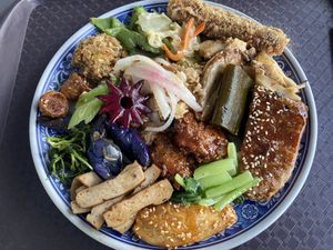   at Qian Ye Vegetarian in Kaohsiung