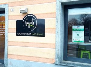 Outside at Augusta Gastronomia Naturale in Callianetto