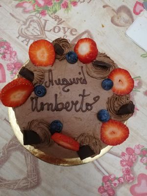 La torta per il mio compleanno at Augusta Gastronomia Naturale in Callianetto