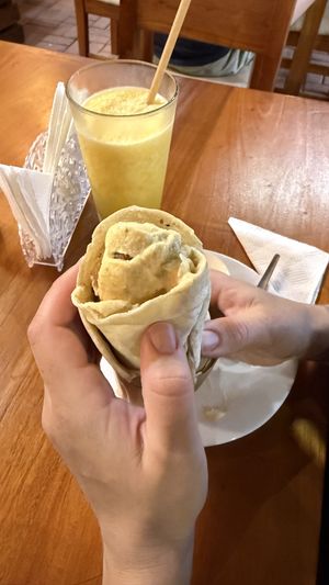   at L&L Shawarma in Puerto Ayora