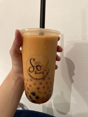 Thai Tea Boba at So Bing - Shlomo Ibn Gabirol in Tel Aviv