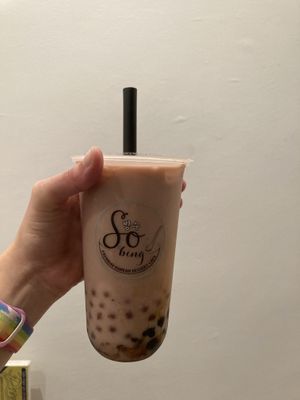 Taro boba tea  at So Bing - Shlomo Ibn Gabirol in Tel Aviv