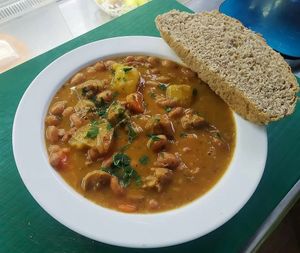 Hungarian Bean Goulash at La Línea Verde in La Linea De La Concepcion