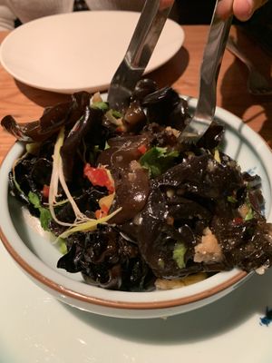 Peppercorn and wood-ear mushrooms  at O Mandarin in Hartsdale