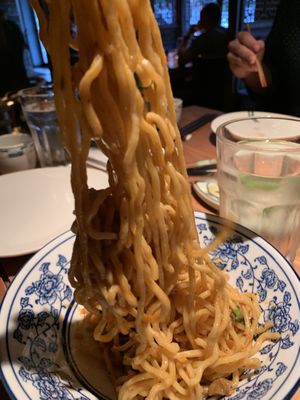 Peanut noodles  at O Mandarin in Hartsdale