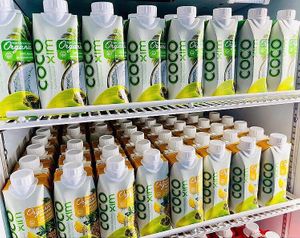 Coconut water at Coco Lov in Tampa