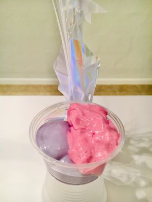 Fancy coconut whipped cream  at Coco Lov in Tampa