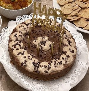 Raw vegan chocolate cake  at Coco Lov in Tampa