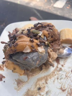 Banana split   at Coco Lov in Tampa