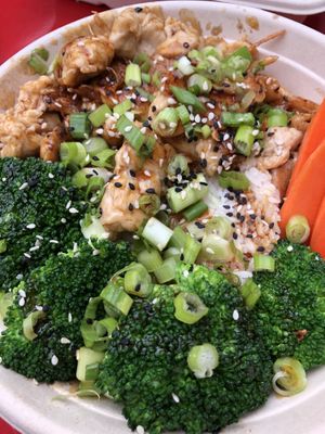 Teriyaki chik’n bowl  at Naughty Vegan Panda in Pasadena