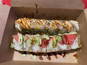 Rolls  at Naughty Vegan Panda in Pasadena