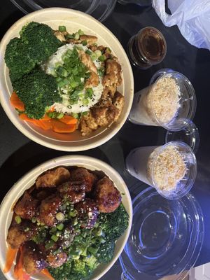 The whole Cabang #Veganuary at Naughty Vegan Panda in Pasadena