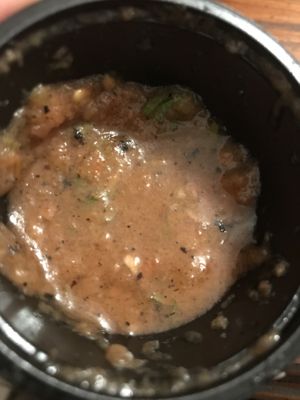 Best salsa ever, the flavors are so well developed. 🔥  at Tu Madres Cantina & Grill in Indio