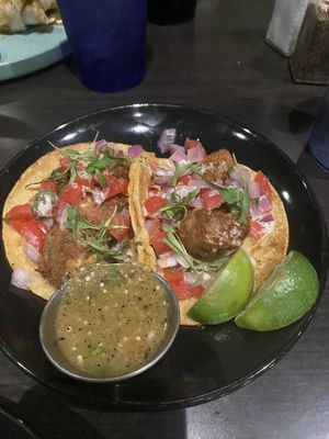 Fried avocado tacos  at Tu Madres Cantina & Grill in Indio